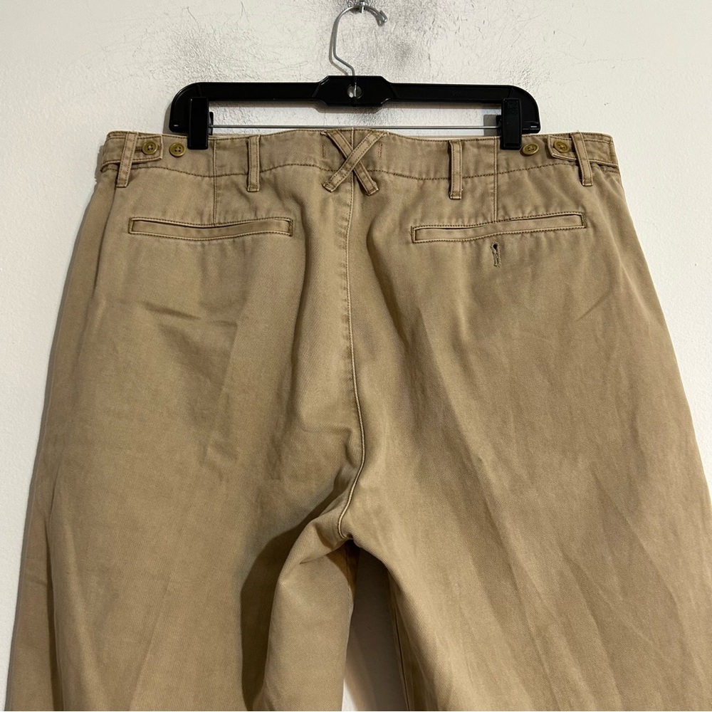 Alex Mill Vintage Washed Straight Leg Chino Pants Faded Khaki Size 38L - Picture 8 of 11